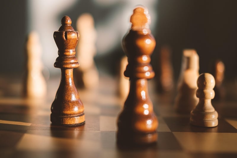 Chess pieces representing strategic decision-making